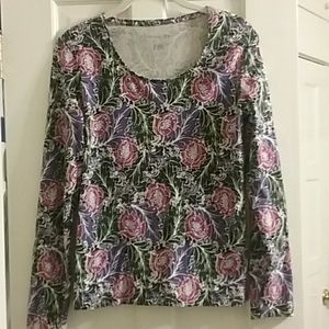 Talbot's Floral t-shirt